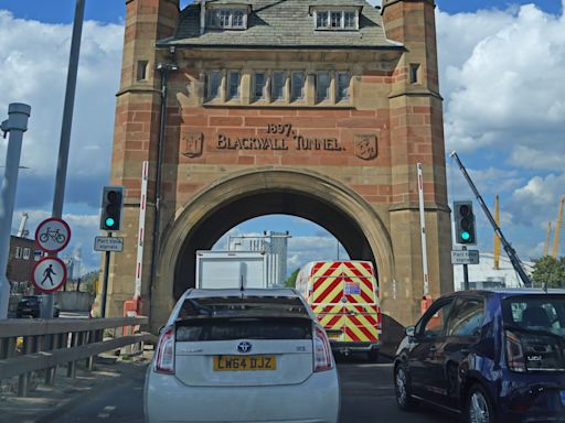 Drivers to be charged up to £4 to use two east London tunnels under TfL plan