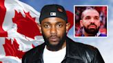 Kendrick Lamar is more popular than Drake in Canada