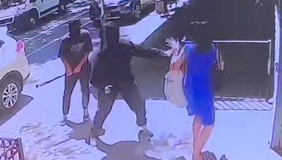 Woman randomly beaten with bat in terrifying caught-on-video attack in Lower Manhattan