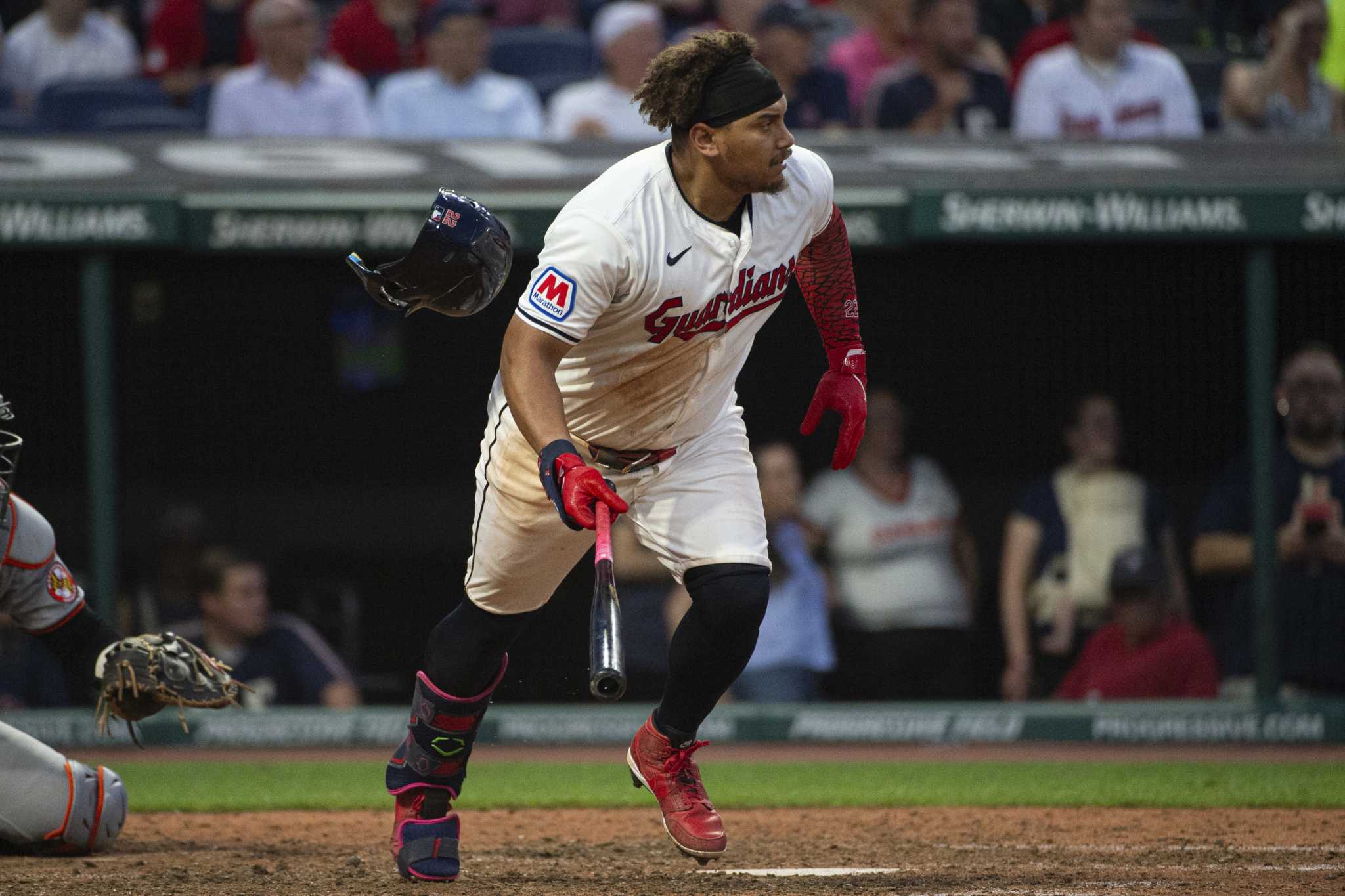 Josh Naylor and Austin Hedges power MLB-leading Guardians past Orioles 8-4 for 5th straight win