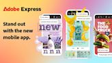 New Adobe Express app with Firefly AI now available for iOS
