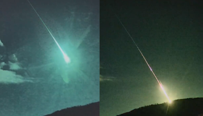 Undetected Meteor Colors The Skies Green In Spain And Portugal; Watch