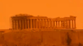 Skies over Athens turn orange due to dust storm in Africa