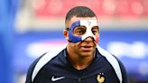 France captain Kylian Mbappé wears tricolore mask in training after breaking nose at Euro 2024