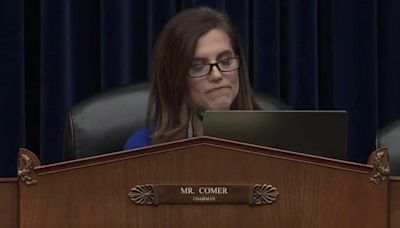 "You can read it for yourself": EPA Admin. Michael Regan refuses to read Rep. Nancy Mace's signs at Oversight hearing.