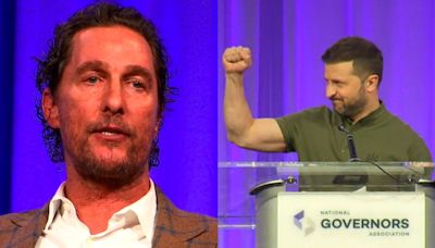 Matthew McConaughey, Volodymyr Zelenskyy speak with nation’s governors in Salt Lake City