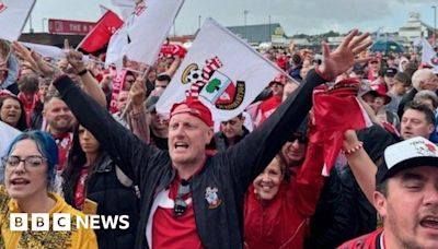 Southampton FC fans jubilant at Premier League promotion party