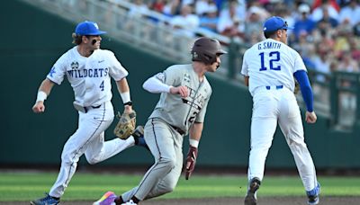 What channel is Kentucky baseball vs Florida on today in 2024 CWS? Time, TV, streaming