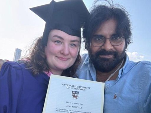 Pawan Kalyan Is Proud After Wife Anna Graduates from Singapore University, Chandrababu Naidu Reacts - News18