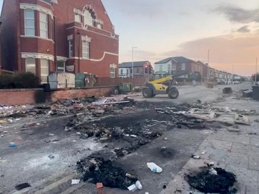 Southport: Police officers injured in disorder outside mosque in wake of deadly stabbing attack