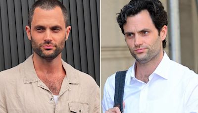 Penn Badgley debuts dramatic buzzcut at US Open in NYC