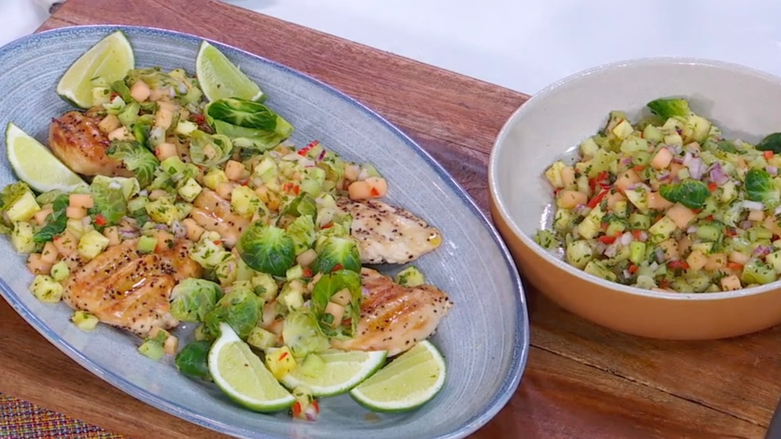 Entertain this summer with Robert Irvine's chicken and pineapple salsa