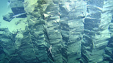 ‘Geological wonder’ in seafloor canyon off Hawaii resembles a wall of sunken columns
