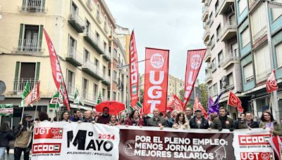 Jaén se suma a las peticiones del 1 de Mayo exigiendo 'menos jornada, mejores salarios'