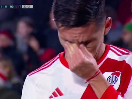 La angustia de Matías Kranevitter tras salir lesionado ante Tigre: se fue llorando