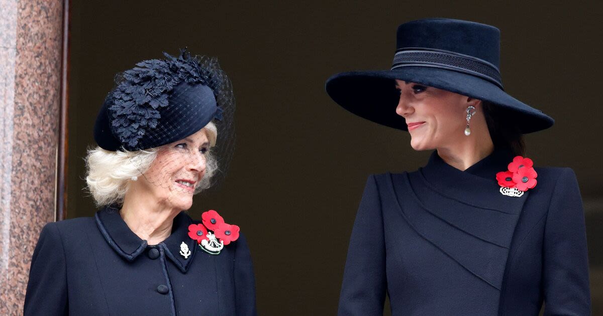 'Concerned' Princess Kate's subtle gesture to Queen Camilla at huge royal event