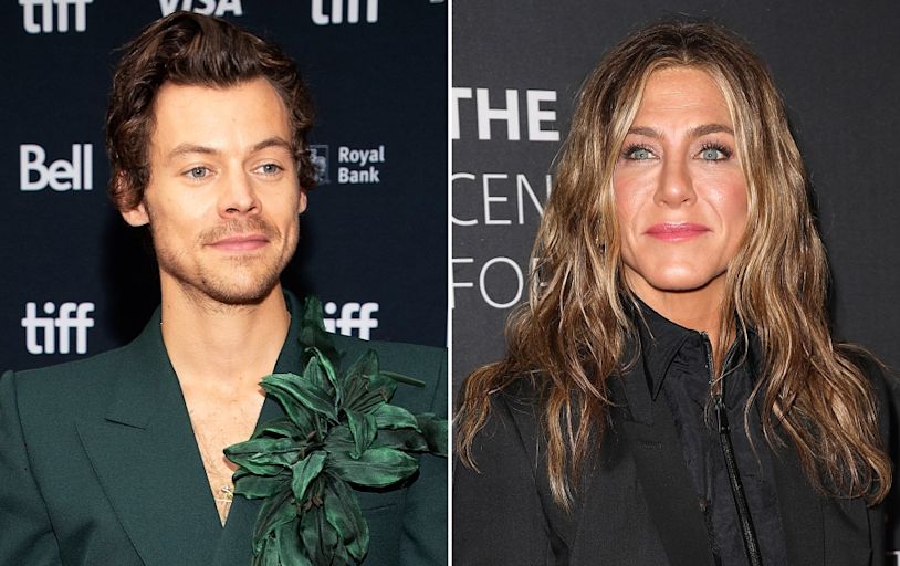 Yikes! Harry Styles Rips His Pants on Stage in Front of Jennifer Aniston