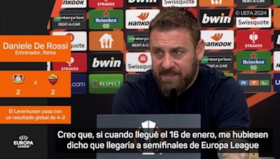 La advertencia de De Rossi al Bayer Leverkusen de Xabi Alonso