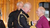 Charles beams as he carries out first investiture since cancer diagnosis