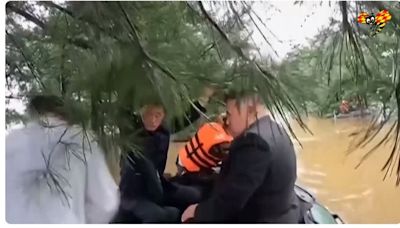 Hilarious moment Kim Jong Un crashes into a tree