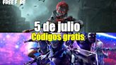 Free Fire | Códigos de hoy viernes 5 de julio de 2024: recompensas gratis