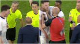 Slovakia manager has now revealed what caused clash with Declan Rice after England win