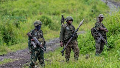 Bombing at refugee camp kills 5 people, including children, in eastern Congo