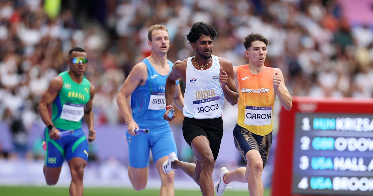 Paris 2024 Olympics: Indian 4x400m relay teams fail to qualify for athletics finals