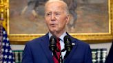 Biden says 'order must prevail' during campus protests over the war in Gaza