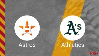 How to Pick the Astros vs. Athletics Game with Odds, Betting Line and Stats – May 24