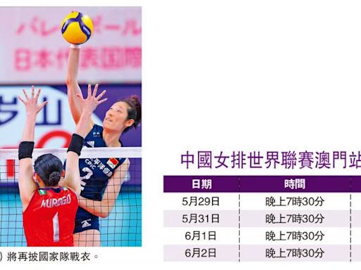 ﻿朱婷入選中國女排世界聯賽澳門站名單