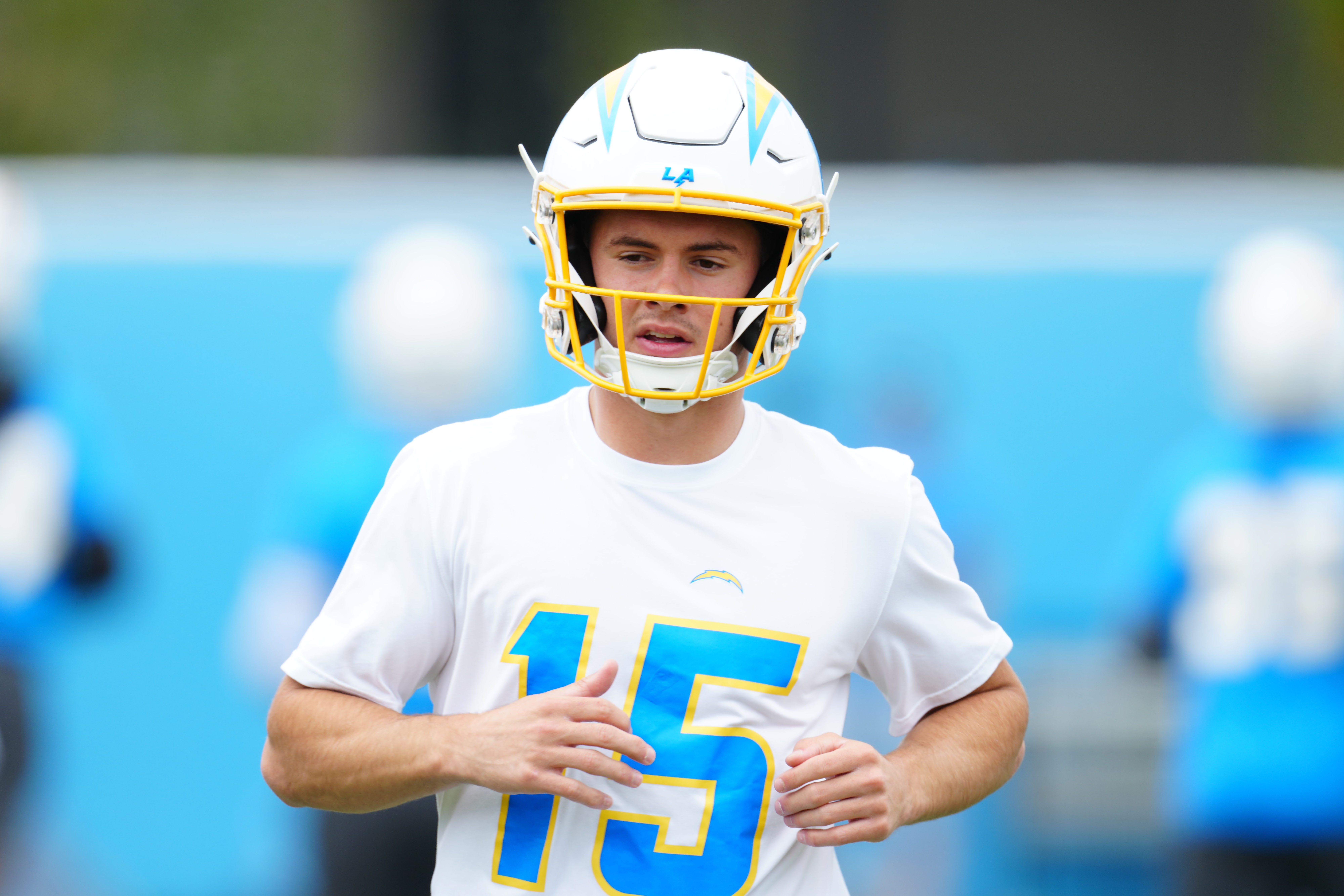 Chargers rookie Ladd McConkey sits atop receiver depth chart