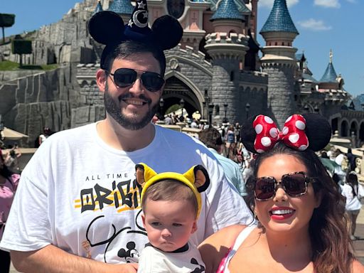 Scarlett Moffatt goes to Disneyland Paris for son's first birthday