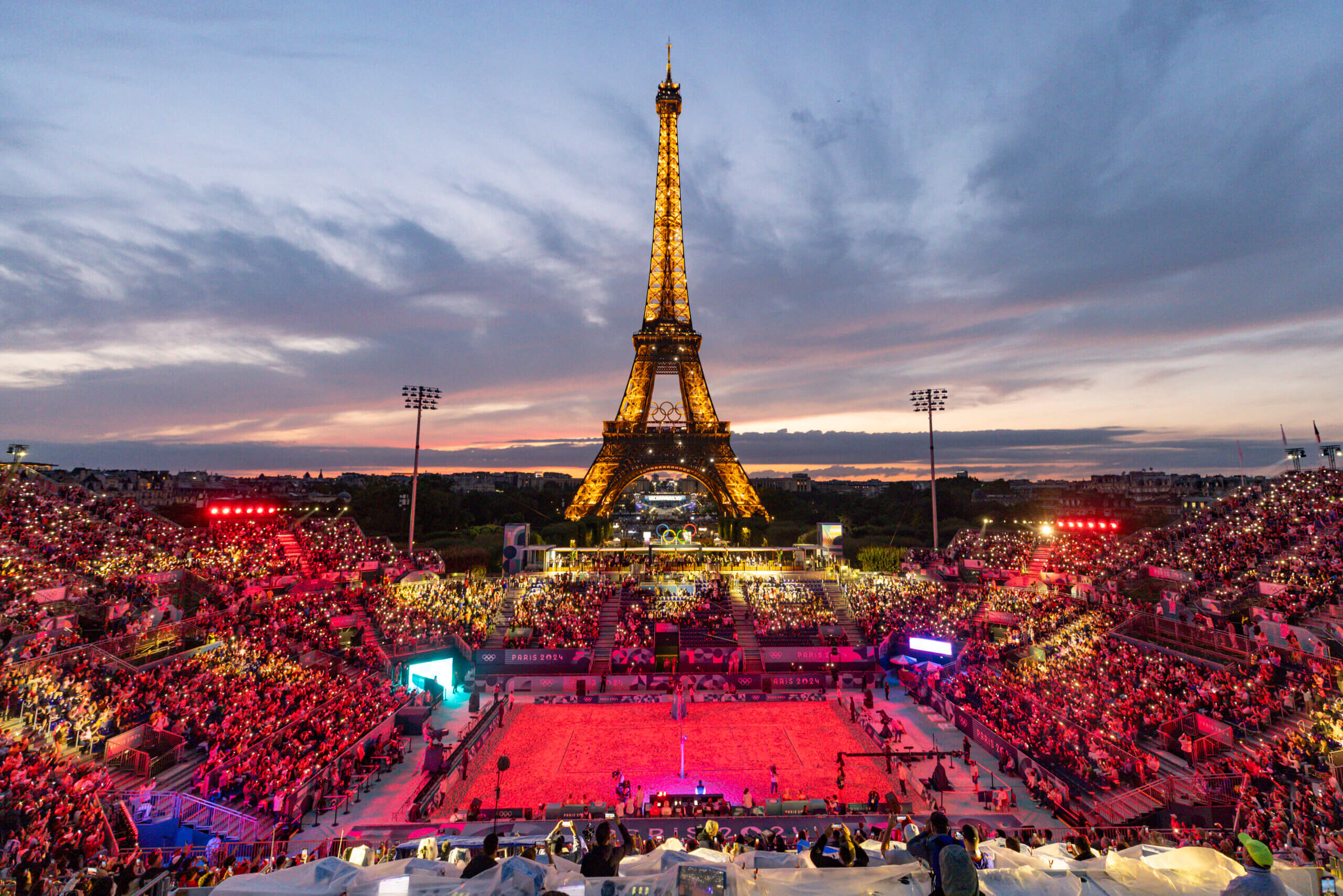 What's it like to play beach volleyball in the Eiffel Tower's shadow? 'Iconic'