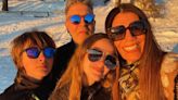 El álbum de fotos y videos de las vacaciones de invierno de Flor de la V y su familia en la nieve