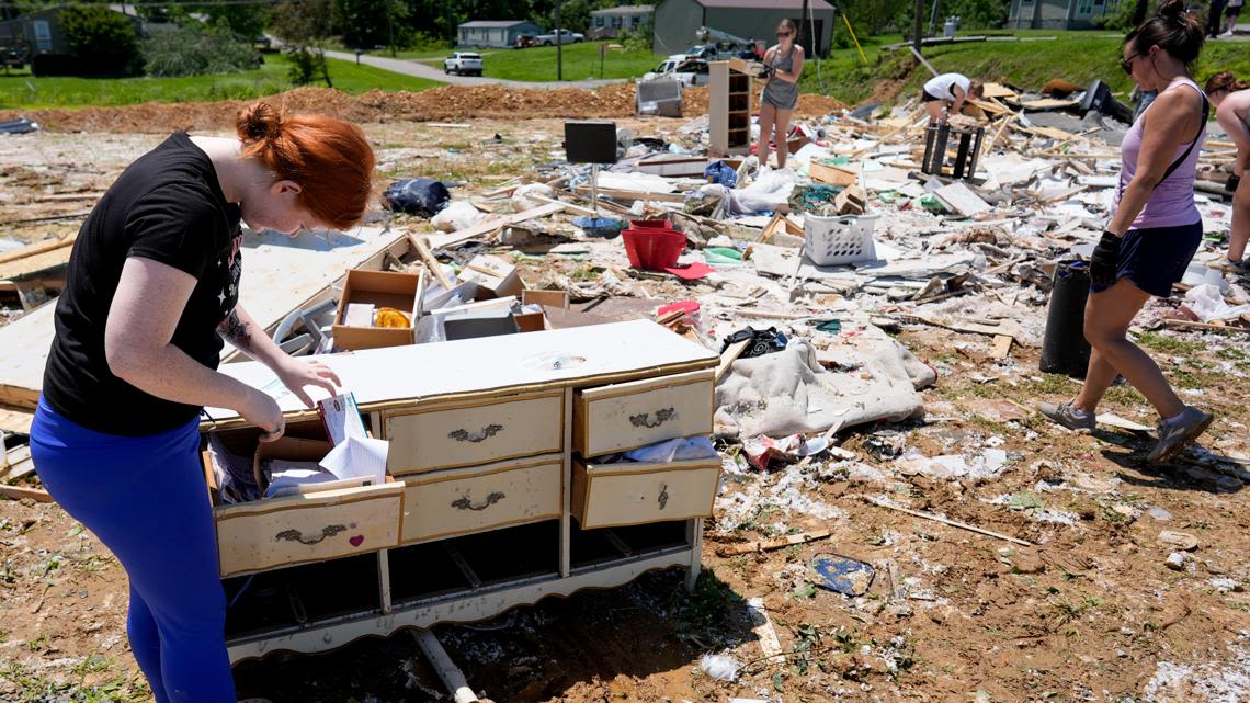 'We never thought that it would happen again': Kentucky family loses home to tornado twice in 3 years