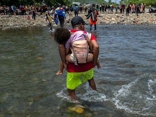 Cruces de niños migrantes por el Darién aumentan 40% en lo que va de 2024