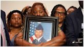 Attorneys, family of slain airman demand transparency from police officers
