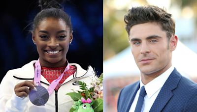 Zac Efron still supporting Simone Biles 8 years after he famously surprised her at Olympics