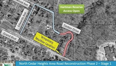 Construction will soon close part of Timber Drive in Cedar Falls
