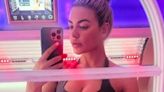 Megan Barton Hanson wows for gym and tanning session as she shows off abs