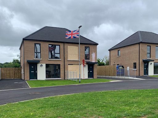 Damage to new-build homes was 'sectarian hate crime'