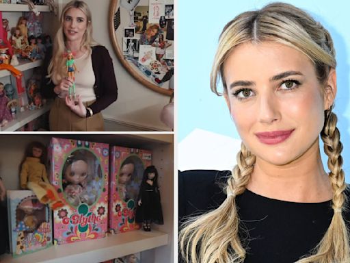 Emma Roberts Showed Off Her "Doll Wall," And It's Officially The Creepiest Thing I've Ever Seen In My Entire Life