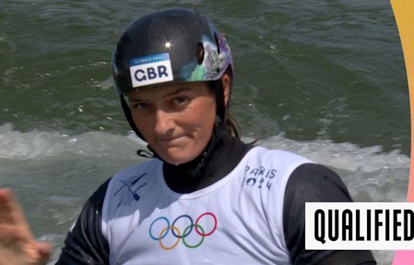 Paris 2024 Olympics video: Great Britain's Mallory Franklin reaches canoe slalom semi-finals