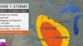 Rounds of severe thunderstorms to jolt Rockies to Midwest