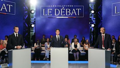 No punches land in France’s first major election debate