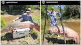 Massive alligator gar caught in Texas river may be a world record. ‘Absolute monster’