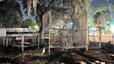 Playground catches fire at Tampa daycare
