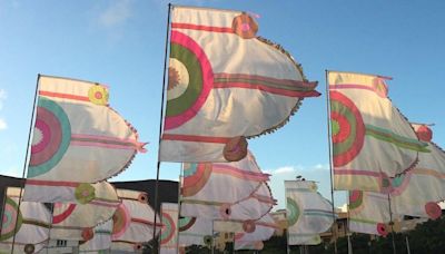 Artist celebrates 30 years of WOMAD flags