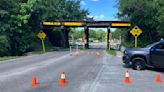 Section of North Charleston road closed until next week after truck strikes railroad overpass